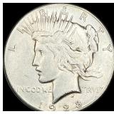 1928 Silver Peace Dollar CLOSELY UNCIRCULATED