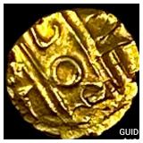 1638-1812 India Mysore .012 Gold Fanam UNCIRCULATE