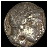 Athenian 449-413 BC  Silver Tetradrachm Mid Mass