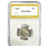 1937 Buffalo Nickel PGA MS68