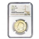 1936 Cleveland Half Dollar NGC MS67