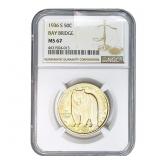 1936-S Bay Bridge Half Dollar NGC MS67