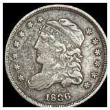1836 Capped Bust Half Dime NICELY CIRCULATED