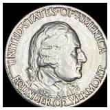 1927 Silver Battle of Bennington Half Dollar CHOIC