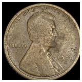1909-S Lincoln Wheat Cent NICELY CIRCULATED