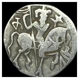 India Rajput 700-1000  Silver Jital NEARLY UNCIRC