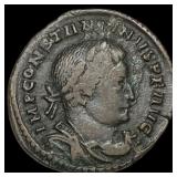Roman Constantine I  Sol Invictus Bronze Follis N