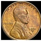 1931-S Lincoln Wheat Cent CLOSELY UNCIRCULATED