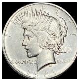 1921 Silver Peace Dollar CLOSELY UNCIRCULATED