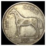 1931 Ireland SIlver Half Crown CLOSELY UNCIRCULATE