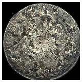 Mexico Silver 1 Peso Chopmarks NEARLY UNCIRCULATE