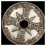1938 New Guinea Silver Shilling UNCIRCULATED