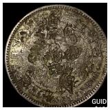 Japan Meji Period Silver 1 Yen Chopmarks NEARLY U