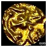 1638-1812 India Mysore .012 Gold Fanam UNCIRCULATE