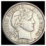 1916-S Silver Barber Dime CLOSELY UNCIRCULATED