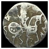 India Rajput 700-1000  Silver Jital NEARLY UNCIRC