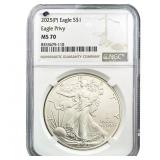 2025-P  NGC MS70 Silver 1OZ SE Privy