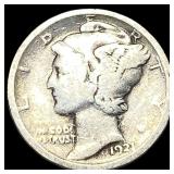 1921 Silver Mercury Dime NICELY CIRCULATED