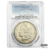 1898-S Morgan Silver Dollar PCGS AU58