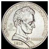 1918 Silver Illinois Centennial Half Dollar UNCIRC