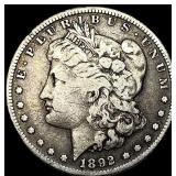 1892-S Silver Morgan Dollar NICELY CIRCULATED