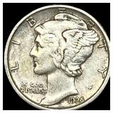 1925-S Silver Mercury Dime CLOSELY UNCIRCULATED