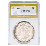 1903-S Morgan Silver Dollar PGA XF45