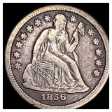 1856-O Silver Seated Liberty Dime ABOUT UNCIRCULAT