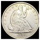 1876-S Silver Half Dollar NEARLY UNCIRCULATED