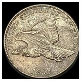1858 Flying Eagle Cent CHOICE AU