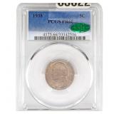 1938 CAC Jefferson Nickel PCGS PR66