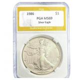 1986 Silver Eagle PGA MS69