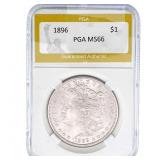 1896 Morgan Silver Dollar PGA MS66