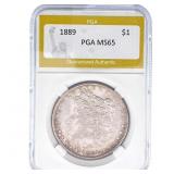 1889 Morgan Silver Dollar PGA MS65