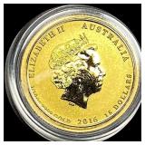 2016 1/10oz Gold Australia $15 GEM PROOF