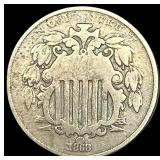 1868 Shield Nickel NICELY CIRCULATED