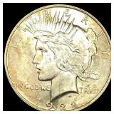 1922 Silver Peace Dollar CHOICE BU