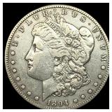 1894-S Silver Morgan Dollar NEARLY UNCIRCULATED