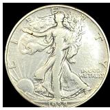 1938-D Silver Walking Liberty Half Dollar LIGHTLY