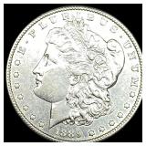 1889 Silver Morgan Dollar CLOSELY UNCIRCULATED