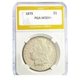 1879 Morgan Silver Dollar PGA MS64+