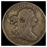 1804 Copper Half Cent LIGHTLY CIRCULATED