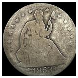 1853 Arrows Seated Liberty Half Dollar NICELY CIRC