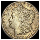 1898-S Silver Morgan Dollar NEARLY UNCIRCULATED