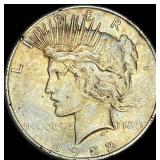 1922 Silver Peace Dollar CLOSELY UNCIRCULATED