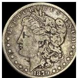 1879 Silver Morgan Dollar ABOUT UNCIRCULATED