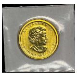 2013 Canada 1/10 oz Gold Maple Leaf $5 GEM PROOF