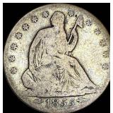 1855-O Silver Half Dollar NICELY CIRCULATED