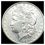 1887 Morgan Silver Dollar CLOSELY UNCIRCULATED