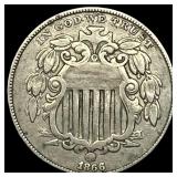 1866 Shield Nickel LIGHTLY CIRCULATED